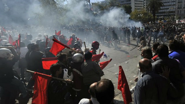 Intenziviranje socijalno-klasnog rata u Grčkoj