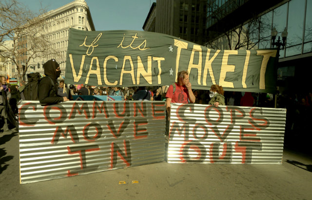 Commune move IN - Cops move OUT